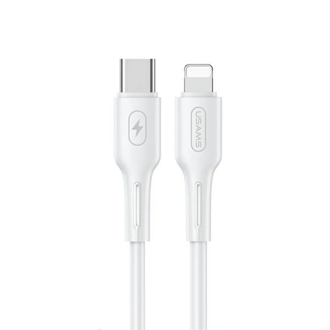 USAMS Kabel U43 USB-C zu Lightning 30W PD 1,2m weiß