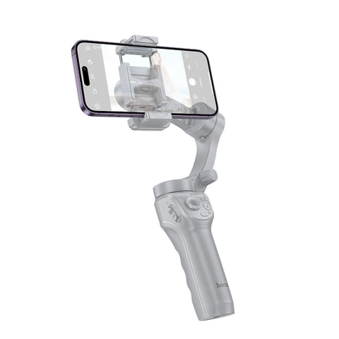 3-Achsen-Gimbal für Smartphone Hoco K24 mit Beleuchtung Grau