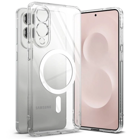 Etui für Samsung Galaxy S25 Edge Ringke Fusion Magnetic MagSafe Clear