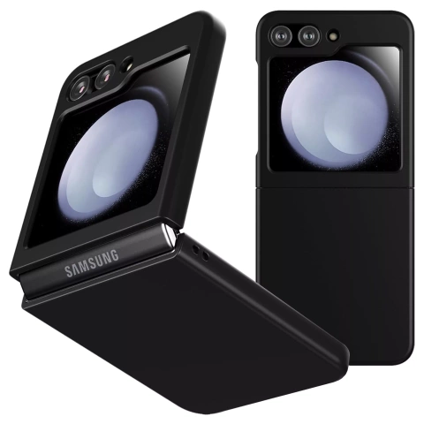 Hülle für Samsung Galaxy Z Flip 6 Alogy Thin Case Schutzhülle mattschwarz