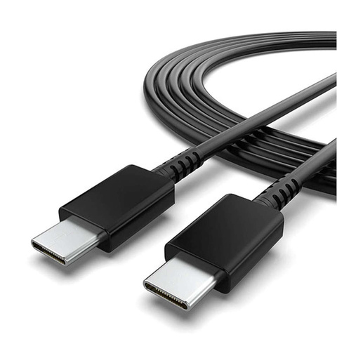 USB-C zu USB-C Typ C Schnellladegerät Schnell-PD-Kabel 1 m Schwarz
