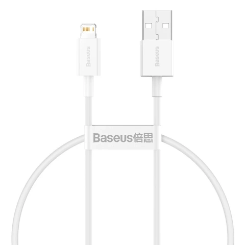 Baseus Superior USB-Kabel - Lightning 2,4 A 0,25 m Weiß (CALYS-02)