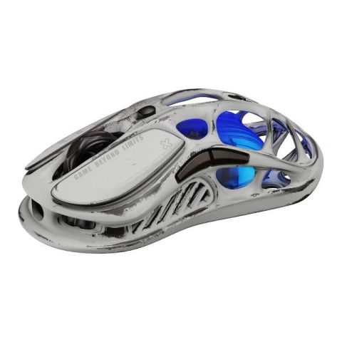 GravaStar Mercury M1 Pro Kabellose Gaming-Maus, 26.000 DPI, Grau, 4K-Empfänger