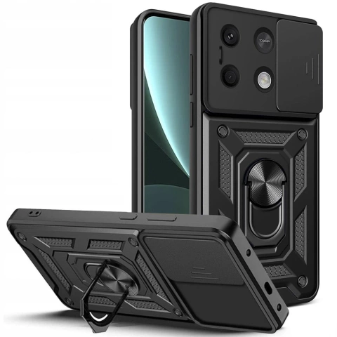 Etui Camshield Pro für Xiaomi Redmi Note 13 5G Schwarz