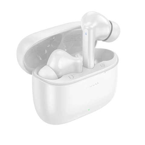 Hoco EQ2 TWS Kopfhörer Weiß Bluetooth 5.3 Hülle 7h Arbeitszeit