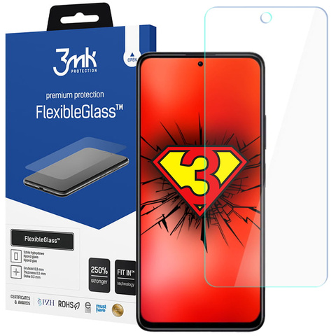 3mk schützendes Hybridglas Flexibles Glas 7H für Xiaomi Redmi Note 11 4G / 11S / Poco M4 Pro 4G