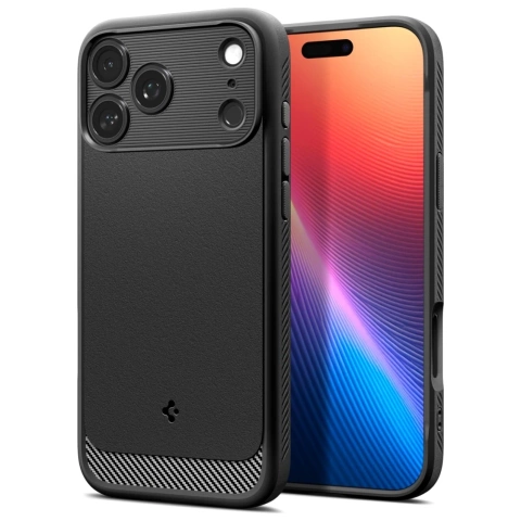 Etui Spigen Rugged Armor Mag MagSafe iPhone 17 Pro Max Czarny