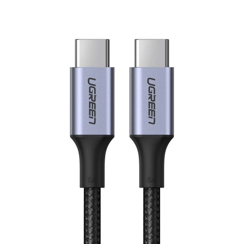 Ugreen Kabel USB Type C - USB Type C 5 A 100 W Power Delivery Quick Charge 3.0 FCP 480 Mbps 2 m grau (70429 US316)