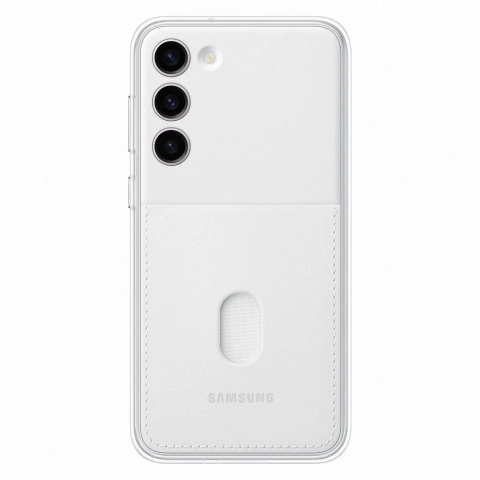 Samsung Frame Cover für Samsung Galaxy S23 Plus Hülle mit austauschbaren Rückseiten weiß
