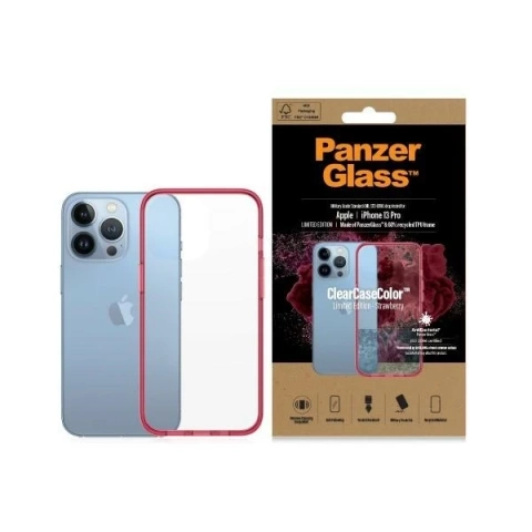 Etui do iPhone 13 Pro Max PanzerGlass ClearCase Antibakterielle Militärqualität