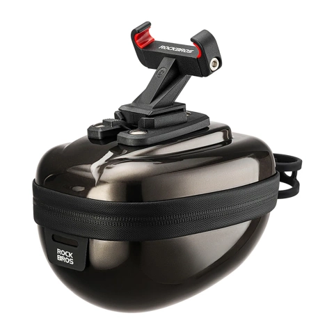 Torba Podsiodłowa Rockbros Hard Shell 0,4L Kompaktowa Wodoodporna Czarna