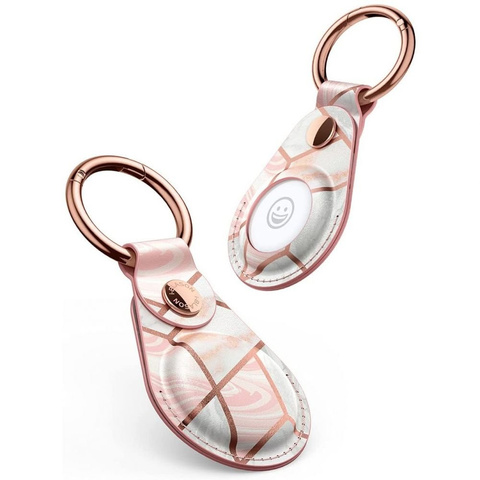 Brelok-Hülle Supcase Cosmo für Apple AirTag Marble