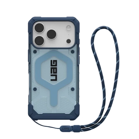 Etui do iPhone 17 Pro UAG Pathfinder Clear MagSafe Bundle Niebieskie