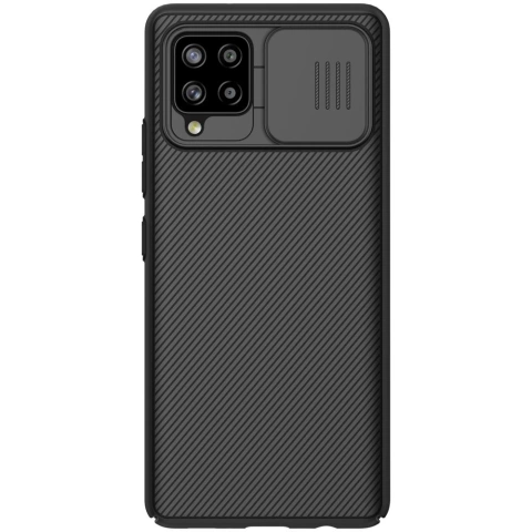 Nillkin CamShield Pro Case Hard Armor Cover Kameraabdeckung für Samsung Galaxy A42 5G Schwarz
