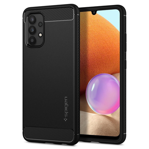 Etui Spigen Rugged Armor für Samsung Galaxy A52s/ A52 LTE/ 5G Mattschwarz
