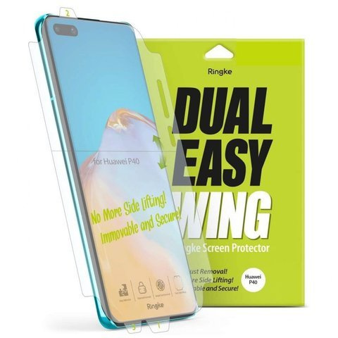 2x Folia Hydrożelowa Ringke Dual Easy Folie für Huawei P40