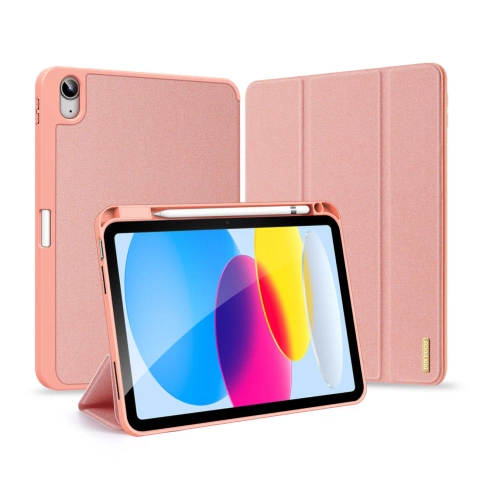 Dux Ducis Domo Hülle iPad 10.9'' 2022 (10 Gen.) Smart Cover Ständer Pink