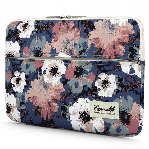 Canvaslife Pouch Laptoptasche 14 für MacBook Air / Pro Blau Camellia