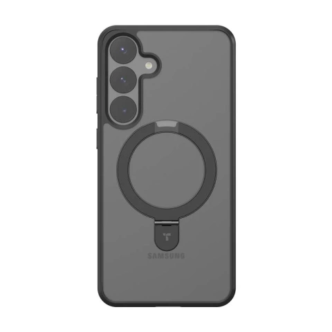 Schutzhülle für Samsung Galaxy S25, Schwarz, Torras Ostand Serie