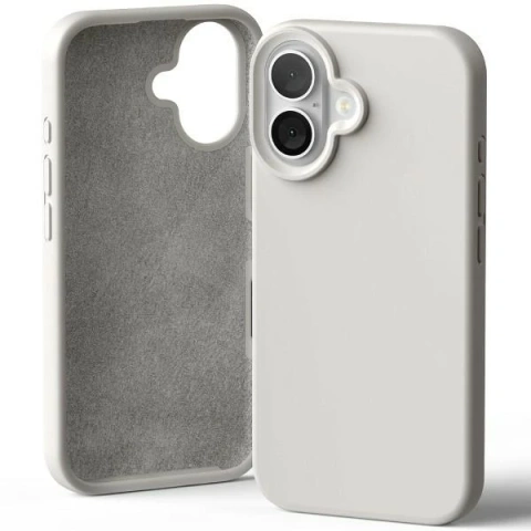 Mercury Silikonhülle für iPhone 16 6,1" Stone