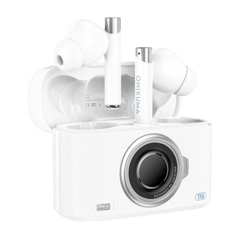 ONIKUMA T18 Bluetooth In-Ear-Kopfhörer Weiß