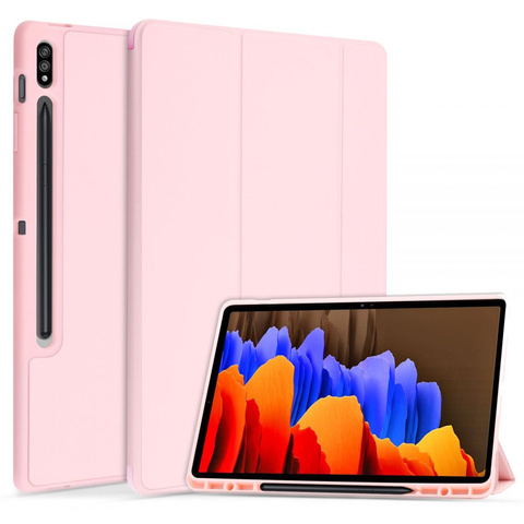 Etui SmartCase Pen für Samsung Galaxy Tab S7 FE 5G 12.4 T730/ T736B Rosa