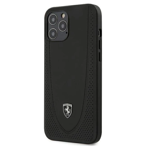 Etui für das Telefon Ferrari iPhone 12 Pro Max 6,7" Czarny/Black Hardcase Off Track Perforated