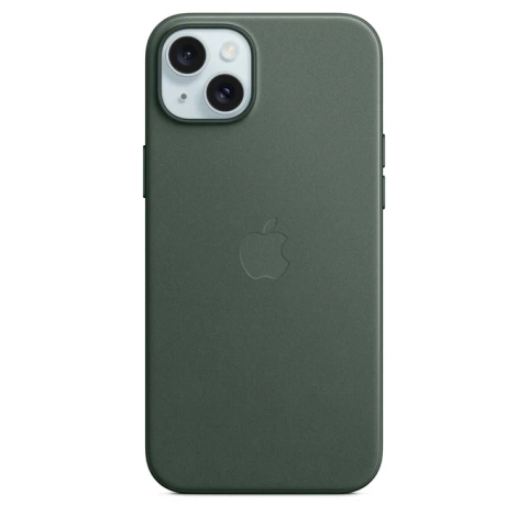 Hülle für Apple iPhone 15 Plus mit MagSafe, Evergreen – FineWoven Case