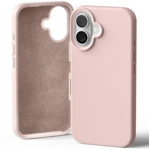 Mercury Silikonhülle für iPhone 16 6,1" Sandrosa