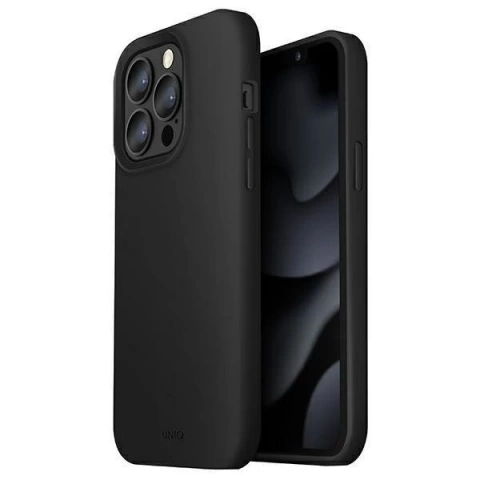 UNIQ-Hülle Lino iPhone 13 Pro Max 6,7 "schwarz / tintenschwarz