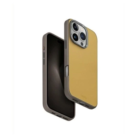 Etui do iPhone 16 Pro UNIQ Lyden DS Żółto-szare MagSafe