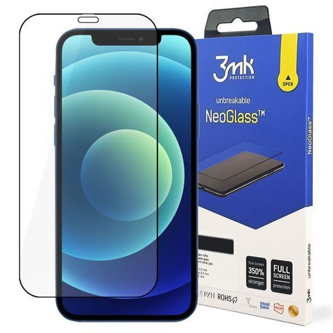 3mk NeoGlass 8H Glas für Apple iPhone 12 Pro Max Schwarz