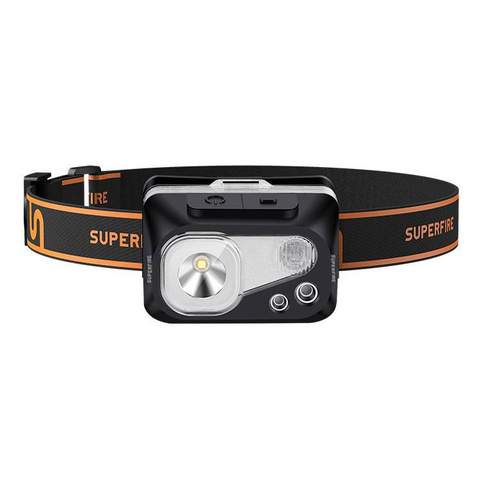 Stirnlampe Superfire HL07, 320 lm, USB