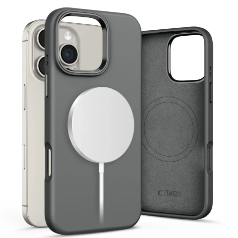 Etui Tech-Protect Silikon Pure MagSafe iPhone 16 Pro Clay