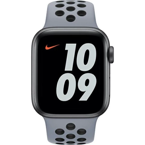 "Armband Apple Watch MG3V3ZM/A 38/40/41mm Nike Sport Brand grau-schwarz/obsidiannebel-schwarz"