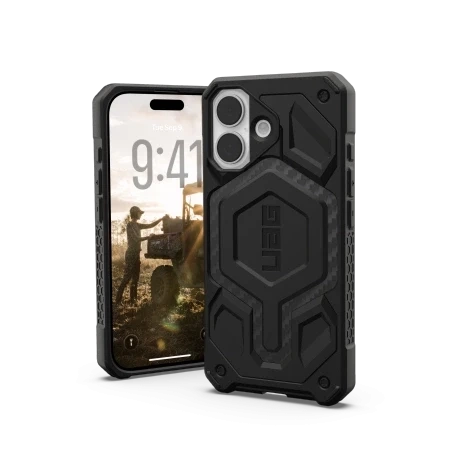 Etui do iPhone 17 Pro UAG Monarch Pro MagSafe Carbon Czarno-Szare