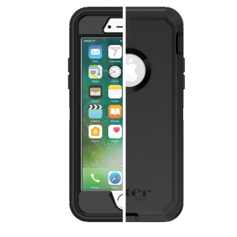 Otterbox Defender - Schutzhülle mit Clip für iPhone SE 2 / 3G, iPhone 7/8 (schwarz)