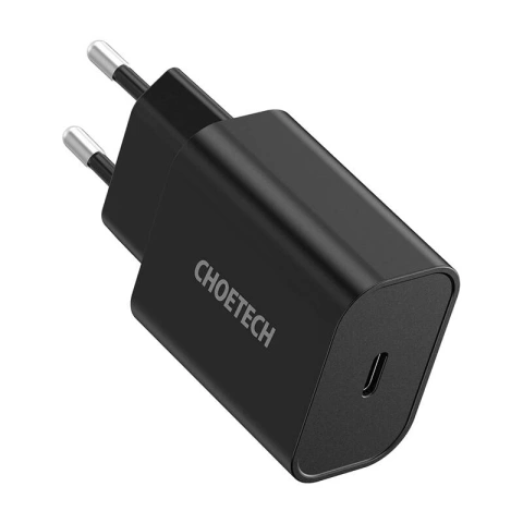 Choetech Q5004-BK-V2 USB-C PD Ladegerät 20W Schwarz