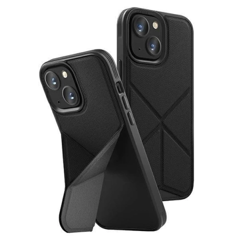 UNIQ Hülle Transforma iPhone 13 6.1" schwarz / ebenholzschwarz MagSafe