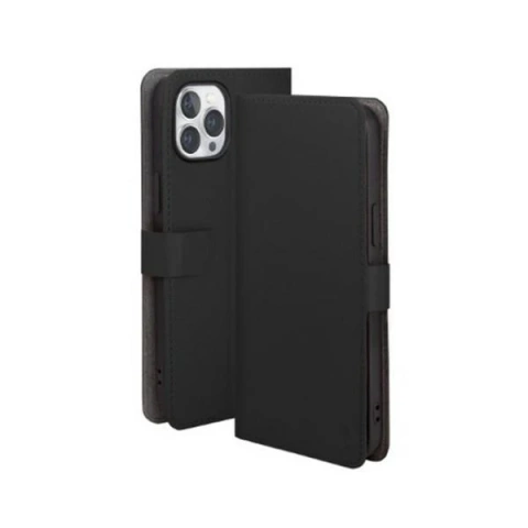 UNIQ book Journa Handyhülle für Apple iPhone 14 Pro Max schwarz/mitternachtsschwarz