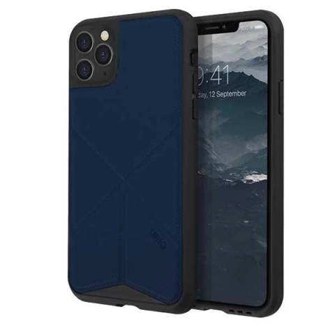 UNIQ Hülle Transforma iPhone 11 Pro Max blau / marineblauer Panther