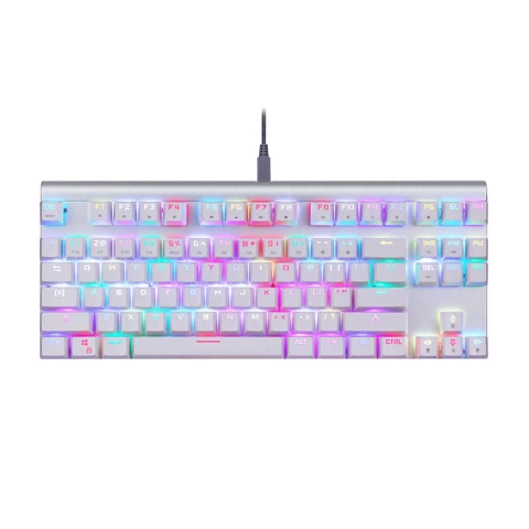 Motospeed CK101 RGB mechanische Tastatur (weiß)