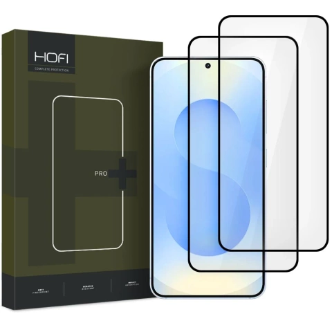 Panzerglas für Samsung Galaxy S25 Plus Hofi Glass Pro 2er-Pack Schwarz 9H
