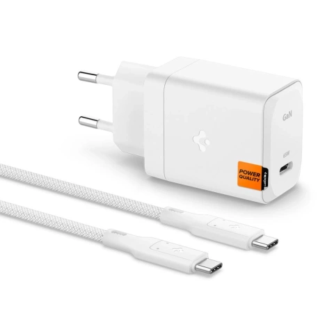 Autoladegerät Spigen Essential EV302 30W 2xUSB-A Quantum Boost Schwarz