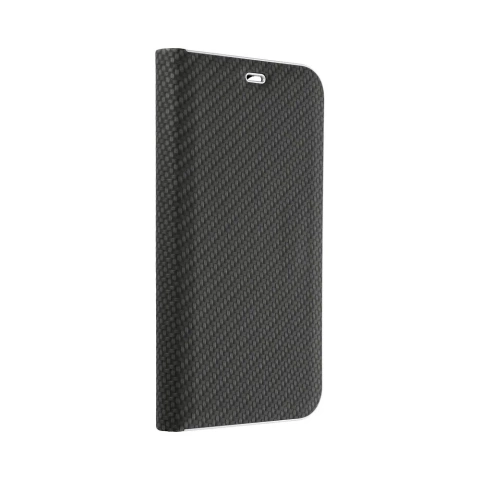 LUNA Book Carbon Holsterhülle für IPHONE 15 Pro Max schwarz