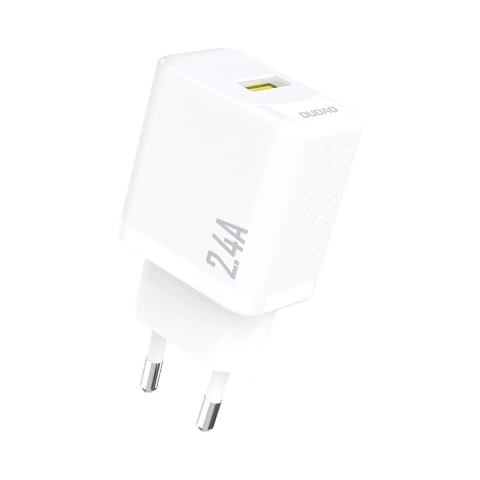 Dudao A23 2,4A USB-A Wandladegerät | Schnellladen | Weiß