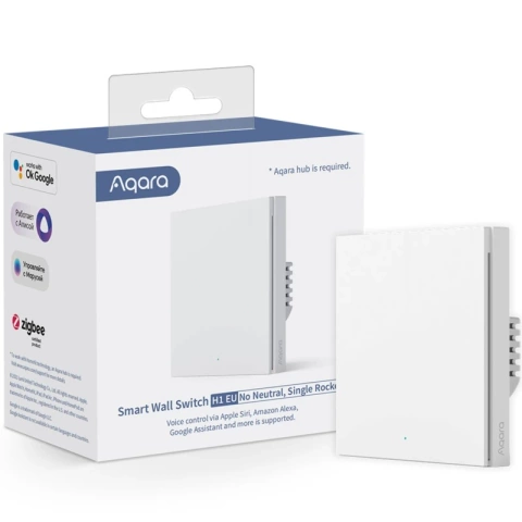 Aqara Wandschalter H1 EU Ohne N 1-Taste