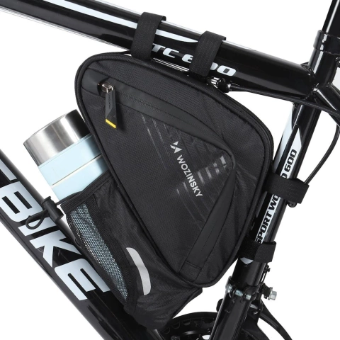 Wozinsky Fahrradtasche unter dem Rahmen 1,5l schwarz (WBB23BK)