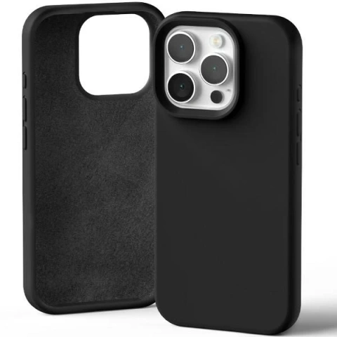 Mercury Silikonhülle für iPhone 16 Pro 6,3" Schwarz