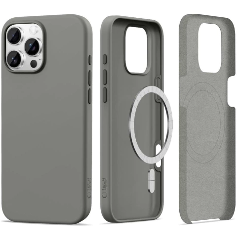 Etui do iPhone 16 Pro Tech-Protect Silikon MagSafe Matte Clay